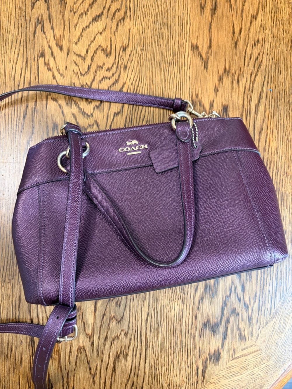 Coach Leather Shoulder Bag